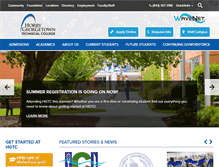 Tablet Screenshot of hgtc.edu